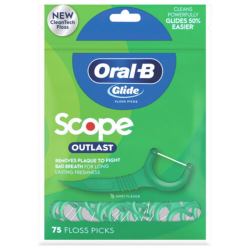Oral-B Scope Outlast Mint Flavor Floss Picks