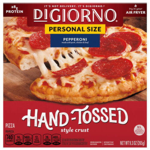 DiGiorno Hand-Tossed Style Crust Pepperoni Personal Size Pizza