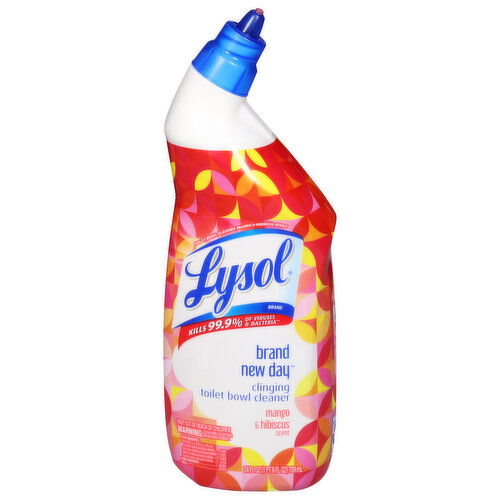 Lysol Toilet Bowl Cleaner, Clinging, Mango & Hibiscus Scent