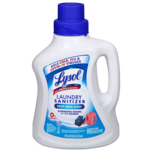 Lysol Laundry Sanitizer, 0% Bleach, Crisp Linen Scent