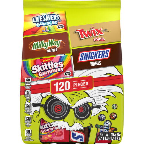 Mixed SNICKERS, SKITTLES Gummies & More Halloween Candy