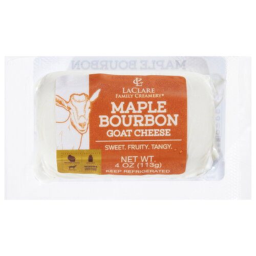LaClare Family Creamery Goat Cheese, Maple Bourbon