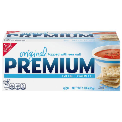 Premium Saltine Crackers, Original Image 1 of 6
