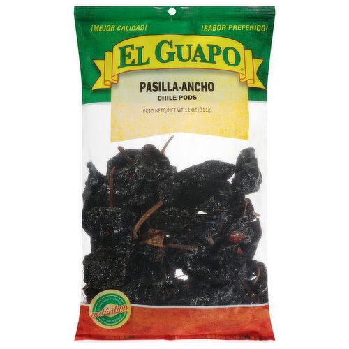 El Guapo Whole Pasilla Ancho Chili Pods
