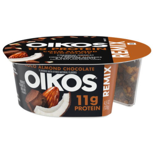 Oikos Remix Nonfat Coco Almond Chocolate Yogurt & Mix-Ins