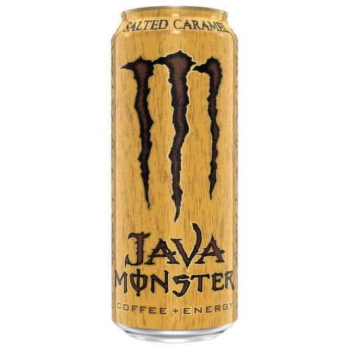 Java Monster Energy Drink, Salted Caramel, Coffee + Energy