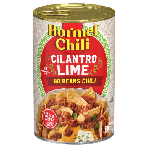 Hormel Chili No Beans Cilantro Lime Chili