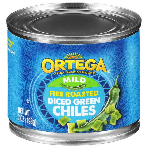 Ortega Fire Roasted Diced Green Mild Chiles