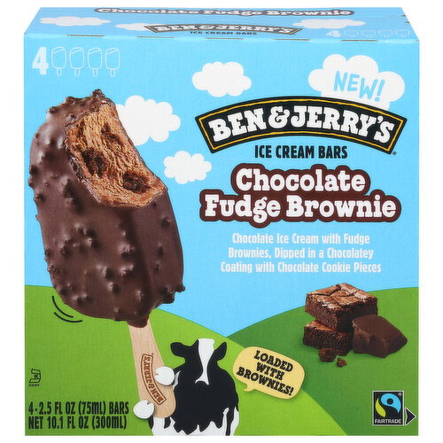 Ben & Jerrys Bar Chocolate Fudge Brownie
