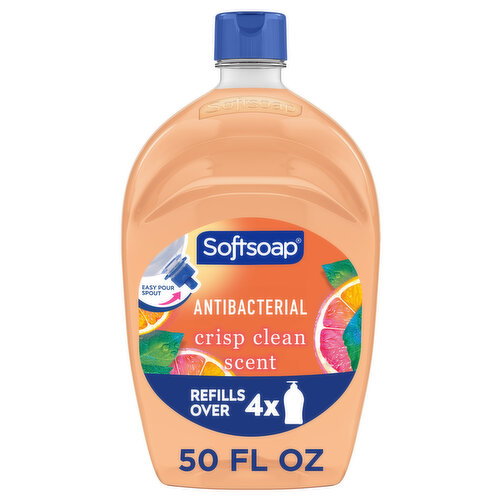 Softsoap Hand Soap, Antibacterial, Crisp Clean Scent Image 1 of 10
