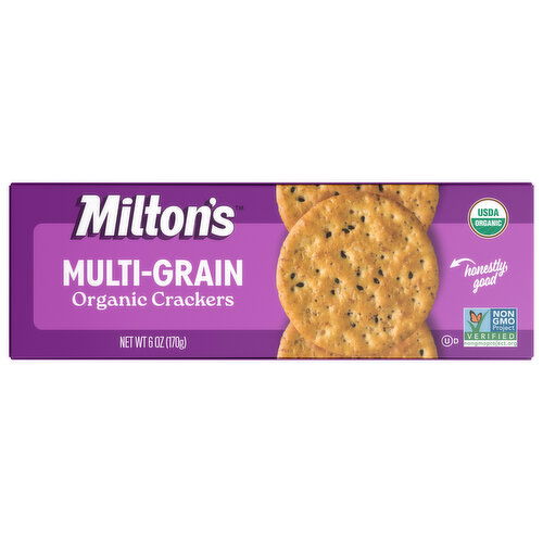 Milton's Crackers, Organic, Multi-Grain