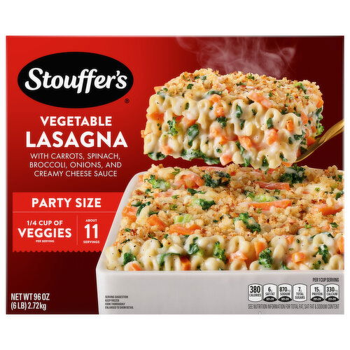 Stouffer's Lasagna, Vegetable, Party Size