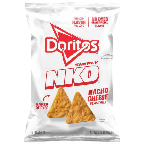 Doritos Nacho Cheese Flavored Tortilla Chips Image 1 of 3