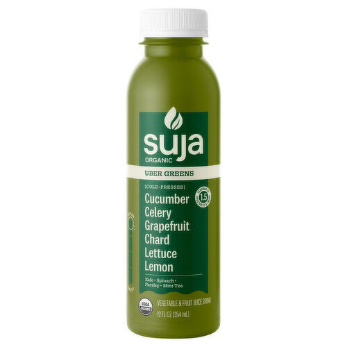 Suja Organic Vegetable & Fruit Juice Drink, Uber Greens