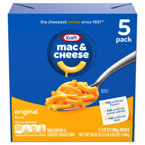Kraft Original Flavor Mac & Cheese