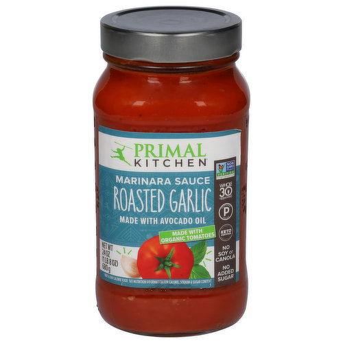 Primal Kitchen Marinara Sauce, Roasted Garlic