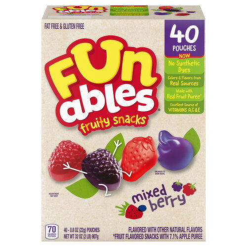 Funables Mixed Berry Fruity Snacks
