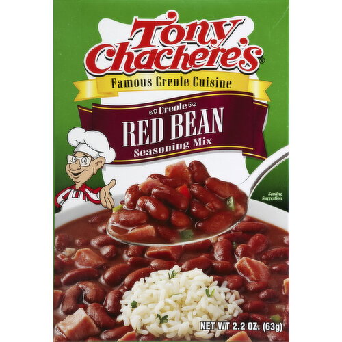 Tony Chacheres Red Beans Seasoning Mix-Box Image 1 of 2