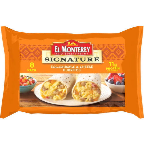 El Monterey Burritos, Egg, Sausage & Cheese