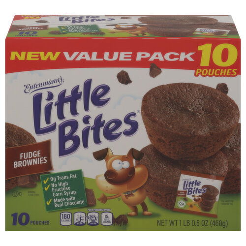 Entenmann's Brownies, Fudge, Value Pack