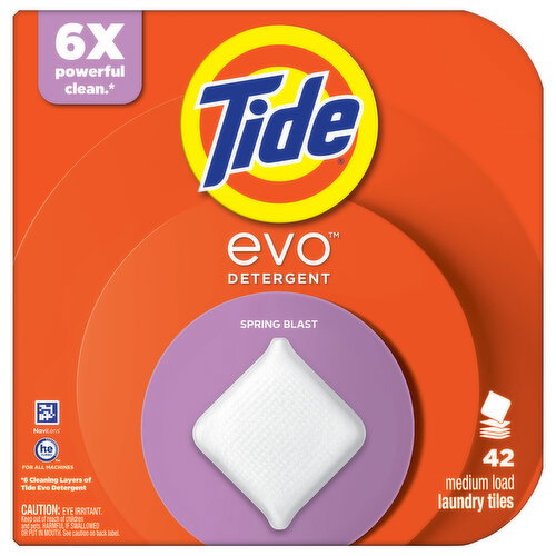 Tide Laundry Tiles Spring Blast Detergent