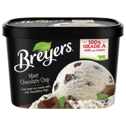 Breyers Ice Cream, Mint Chocolate Chip