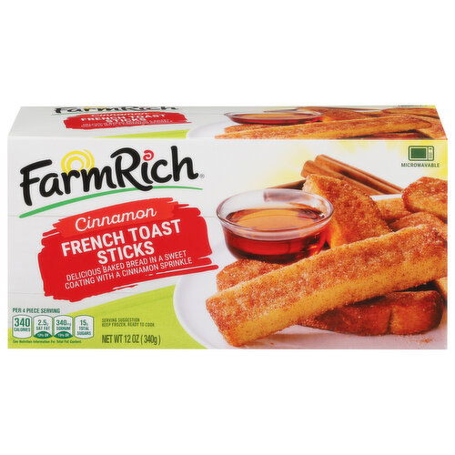 Farm Rich French Toast Sticks, Cinnamon