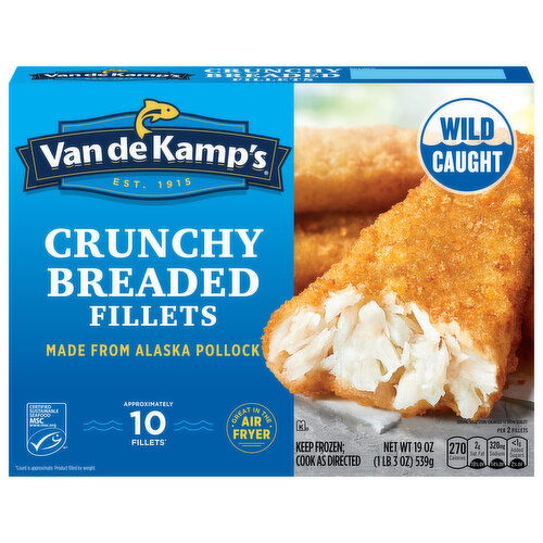 Van de Kamp's Crunchy Breaded Fillets