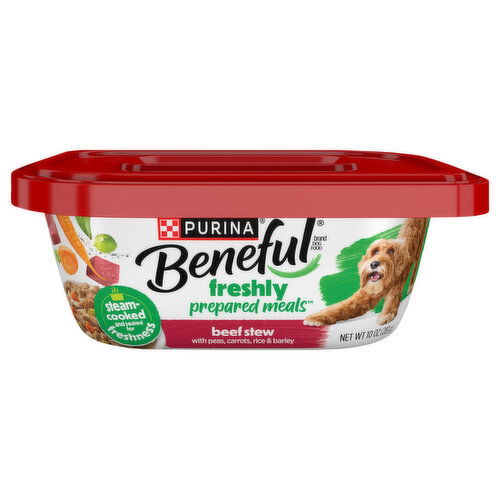 Beneful Freshly Prepared Meals Beef Stew with Peas Carrots Rice & Barley Dog Food