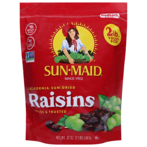 Sun-Maid Raisins, California, Sun-Dried, Value Size