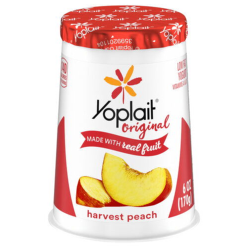 Yoplait Low Fat Harvest Peach Yogurt