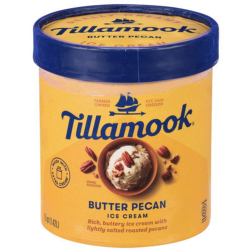 Tillamook Ice Cream, Butter Pecan