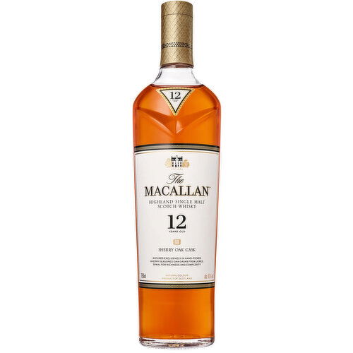The Macallan Sherry Oak Cask Single Malt Scotch Aged 12 Years