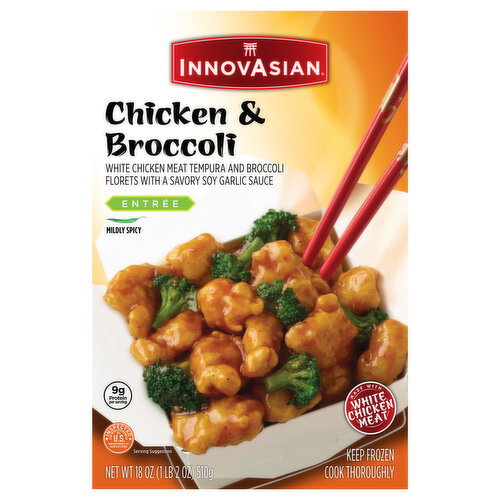 InnovAsian Entree Mildly Spicy Chicken & Broccoli
