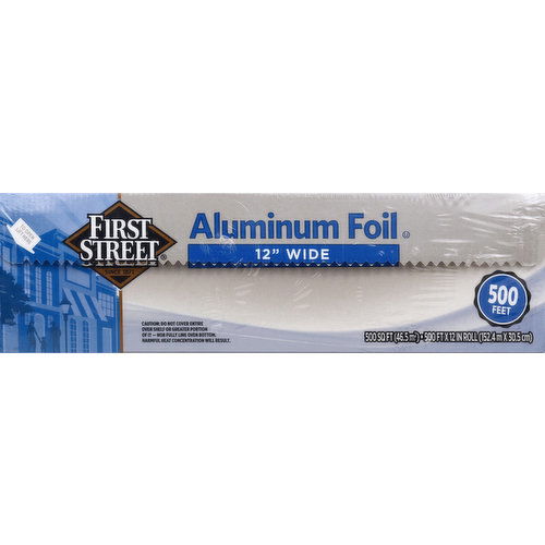 First Street Aluminum Foil, 12 inch Wide