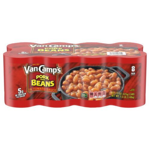 Van Camp's Pork and Beans In Tomato Sauce Image 1 of 6