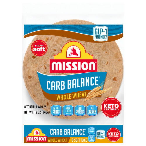 Mission Whole Wheat Super Soft Soft Taco Tortilla Wraps