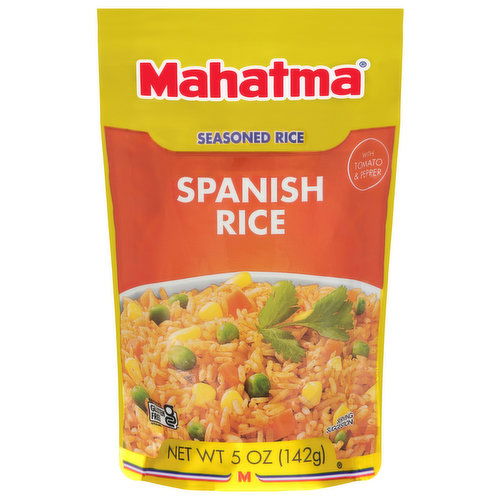 Mahatma Spanish Rice, with Tomato & Pepper, Seasoned