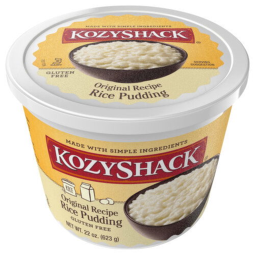 Kozy Shack Rice Pudding, Gluten Free