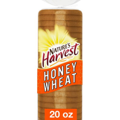 Nature's Harvest Honey Wheat Bread, 20 oz