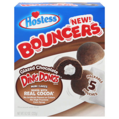 Hostess Cakes, Glazed Chocolate Ding Dongs, Mini