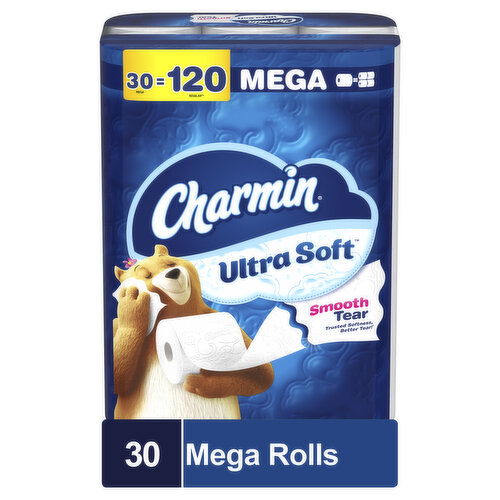 Charmin Ultra Soft Toilet Paper Mega Rolls