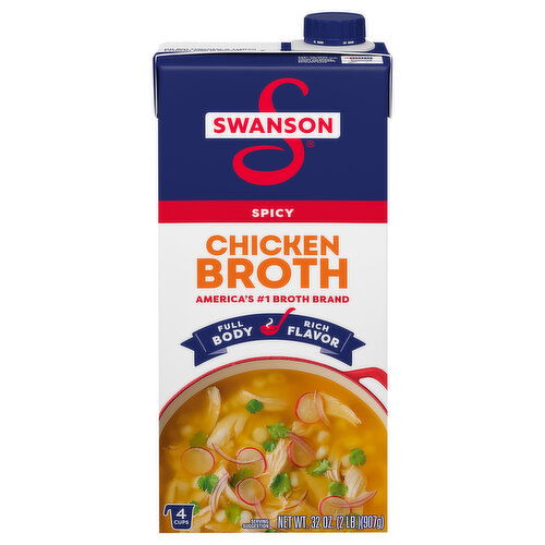 Swanson Chicken Broth, Spicy