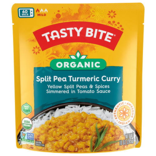 Tasty Bite Split Pea Turmeric Curry, Organic