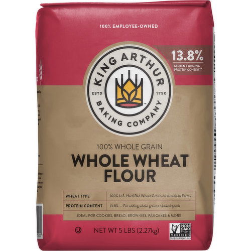 King Arthur Baking Company Flour, Whole Wheat