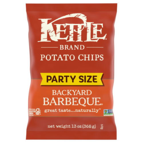 Kettle Brand Potato Chips, Backyard Barbeque, Party Size