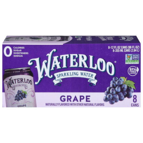 Waterloo Sparkling Water, Grape