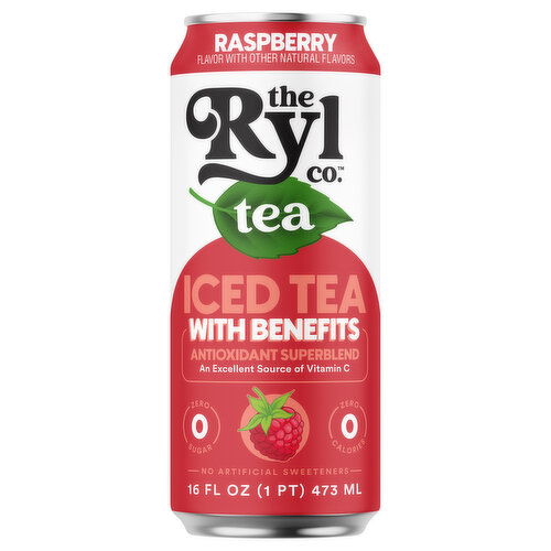 The Ryl Co. Iced Tea, with Benefits, Antioxidant Superblend, Raspberry