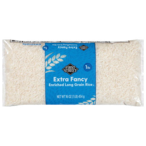 First Street Rice, Enriched, Long Grain, Extra Fancy