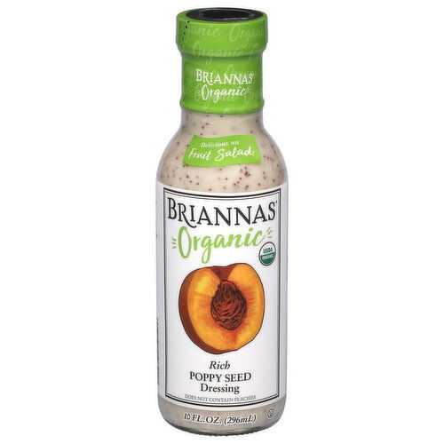 Briannas Organic Rich Poppy Seed Dressing